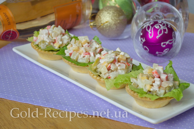 Салат «Королівський» з крабовими паличками