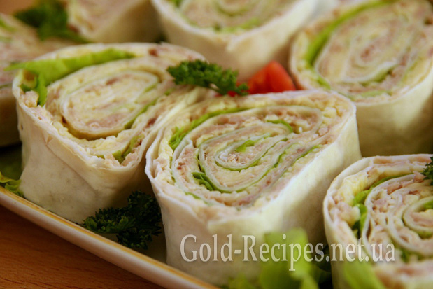 Лаваш с тунцем «Рибна фантазія»