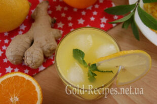 Імбирний лимонад з апельсином