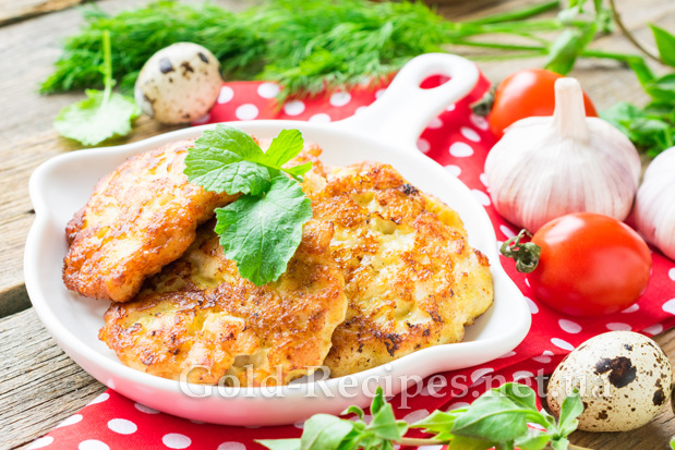 Рублені котлети з курячого філе з сиром