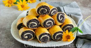 Рулетики з листкового тіста з маковою начинкою фото 12